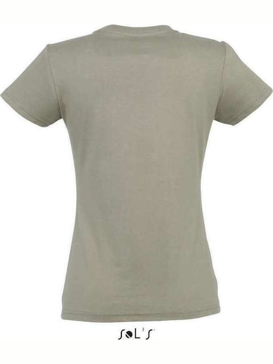 Sol's Imperial Women's Short Sleeve Promotional T-Shirt Khaki