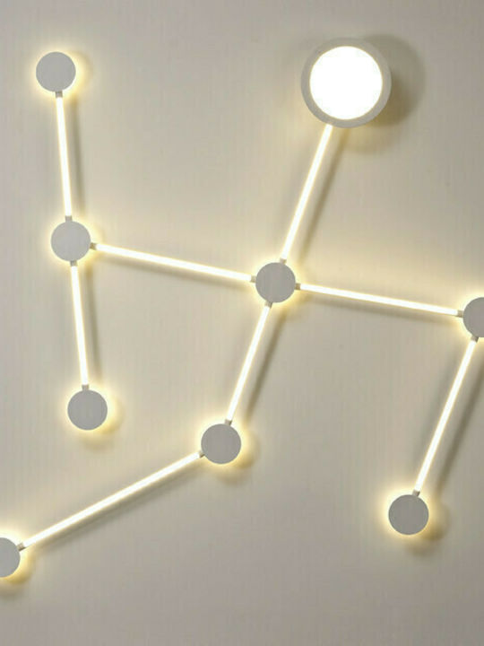 Zambelis Lights Round Outdoor LED Panel 7W with Warm White Light 3000K