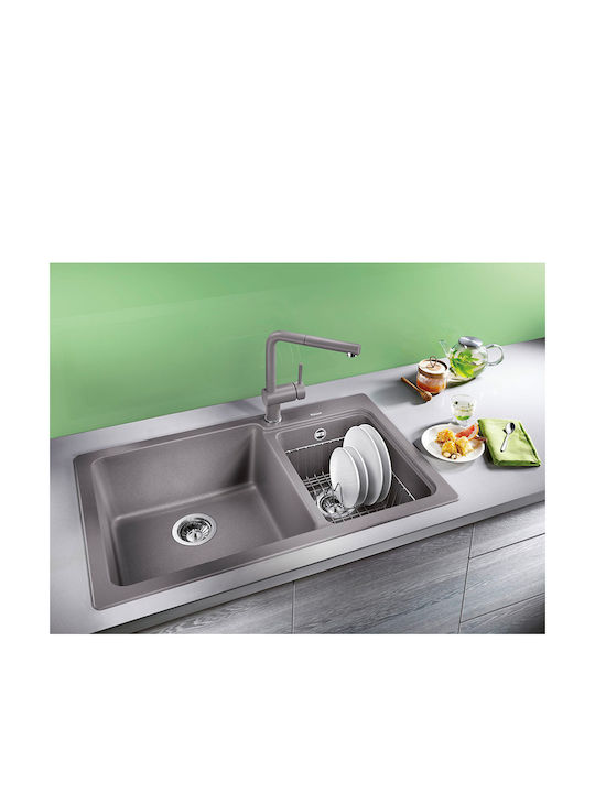 Blanco Subline Sink Strainer Inox Silver 35.1x25.1cm