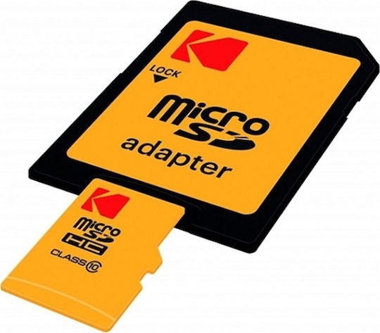 Kodak microSDXC 64GB Class 10 U1 V10 A1 High Speed with Adapter