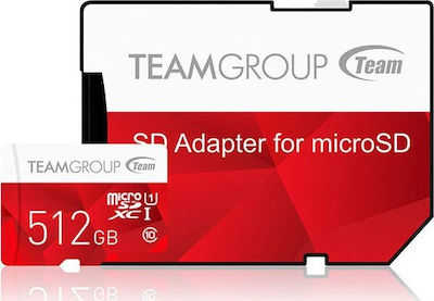 TeamGroup Color microSDXC 512GB Class 10 U1 UHS-I with Adapter