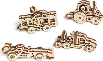 Ugears Joc de construcție din lemn U-Fidgets Set of 4