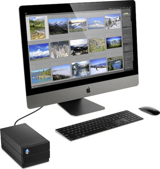 Lacie 2Big Raid Thunderbolt 3 / USB-C Extern HDD 16TB Multi-Bay Negru