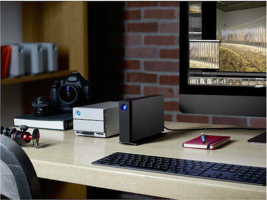 Lacie d2 Professional USB-C Външен HDD 10TB 3.5" Черен