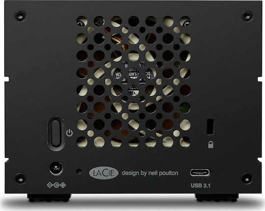 Lacie 2Big Raid Thunderbolt 3 / USB-C Extern HDD 16TB Multi-Bay Negru