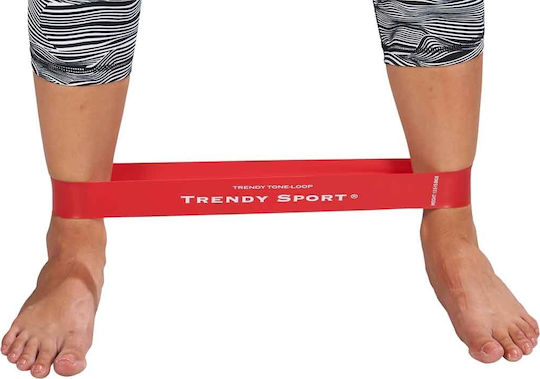 Trendy Sport Bandă de rezistență pentru exerciții Bucla Hard Roșu 0.3m