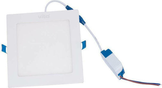 Vito Platz Vertieft LED Panel 18W mit Natürliches Weiß Licht 4000K