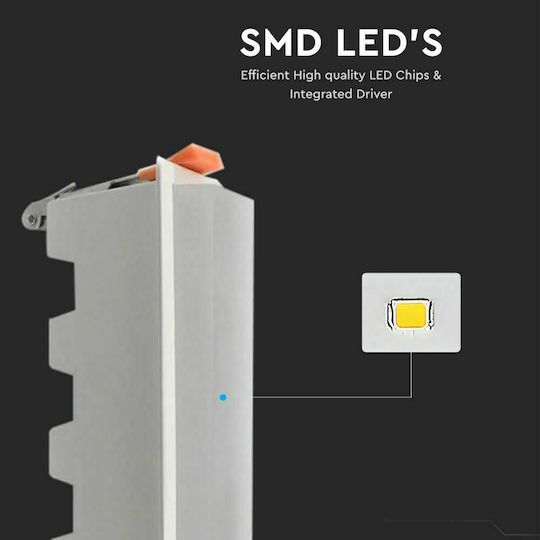 V-TAC Χωνευτό LED Panel 10W 16x4.5εκ. V-TAC Χωνευτό LED Panel 10W 16x4.5εκ.