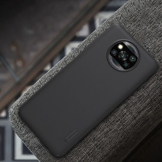 Nillkin Super Frosted Shield Back Cover Πλαστικό Μαύρο (Poco X3 NFC / X3 Pro)