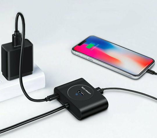 Ugreen CR113 Hub 4 Porturi USB 3.0 cu Conectare USB-A