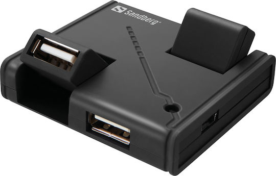 Sandberg USB-Hub 4 Anschlüsse USB 2.0 mit USB-A Anschluss