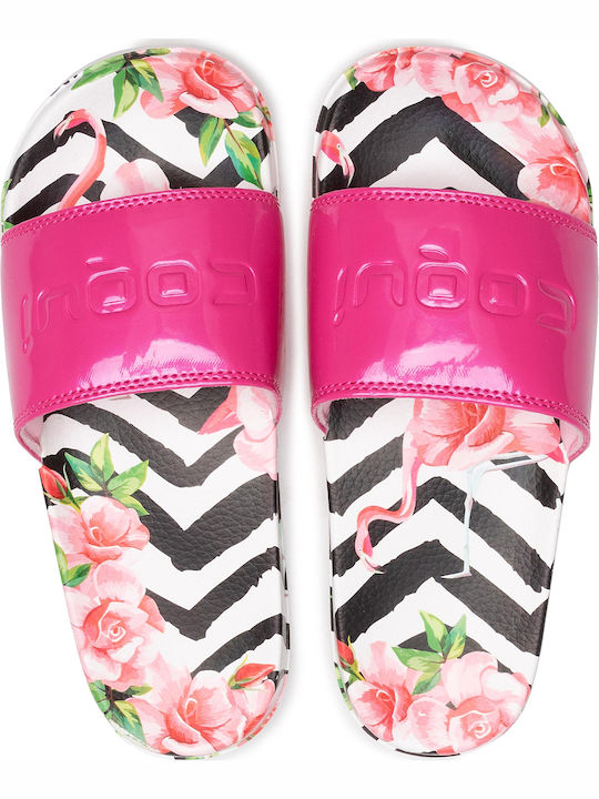 Cleo 7062 Slides În Culoare Fuchsia
