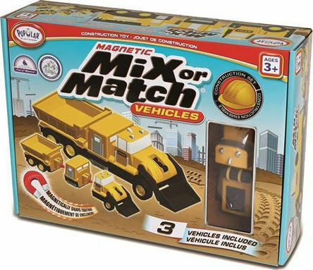 Popular PlayThings Магнитна Конструктивна Игра Mix or Match Builder Tracks