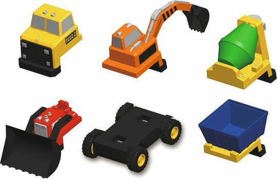 Popular PlayThings Magnetisches Spielzeug Bau- und Konstruktionsspielzeug Build a Truck für Kinder Ab 2 Jahren