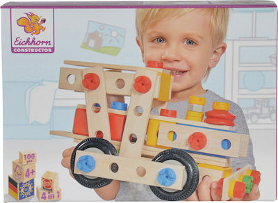 Eichhorn Wooden Construction Toy Heros Constructor for 4+ years