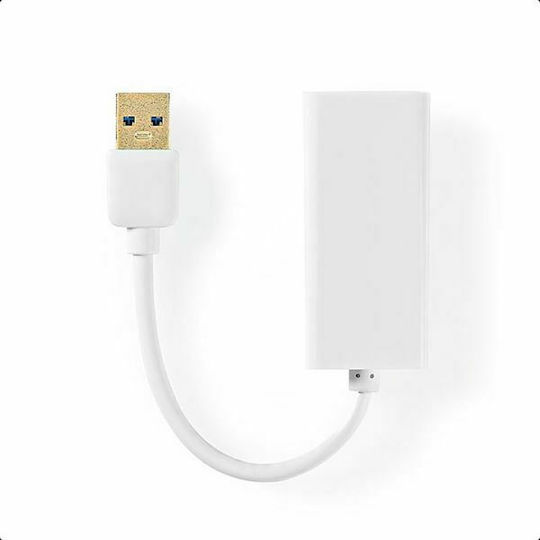Nedis CCGB61950WT02 Αντάπτορας Δικτύου USB με Ενσύρματη Σύνδεση Gigabit Ethernet