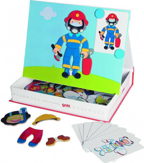 Goki Jucărie Magnetică De Construcție Dress-Up Baiat Pentru Copii 3+ Ani