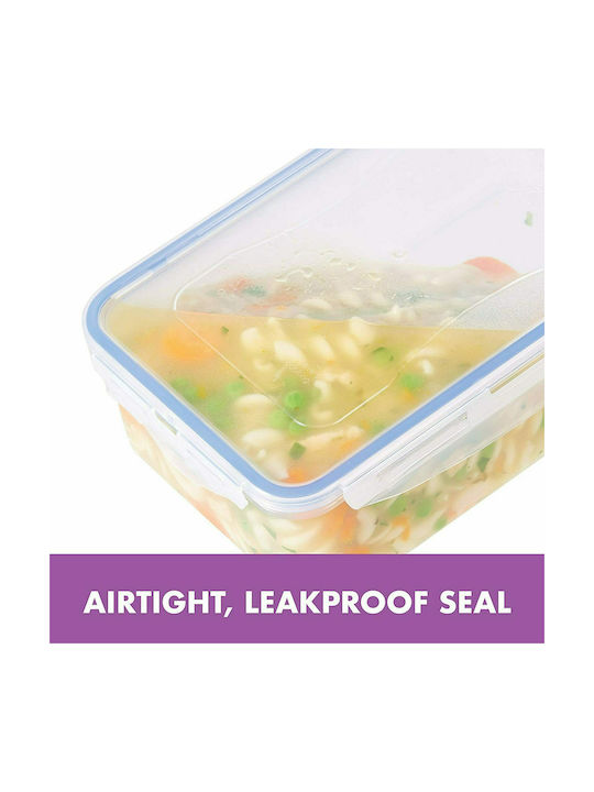 Lock&Lock Lunch Box Plastic Μπλε Suitable for for Lid for Microwave Oven 350ml 1pcs