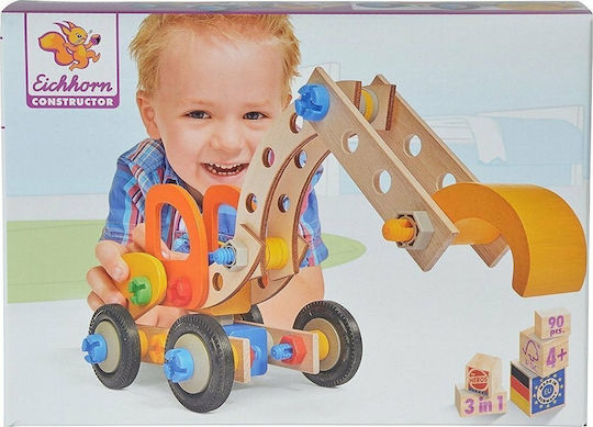 Eichhorn Παιχνίδι Κατασκευών Ξύλινo Constructor Bagger