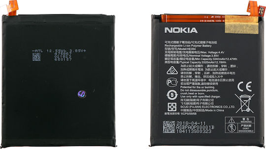 Nokia HE354 Μπαταρία Αντικατάστασης 3320mAh για Nokia 9 PureView