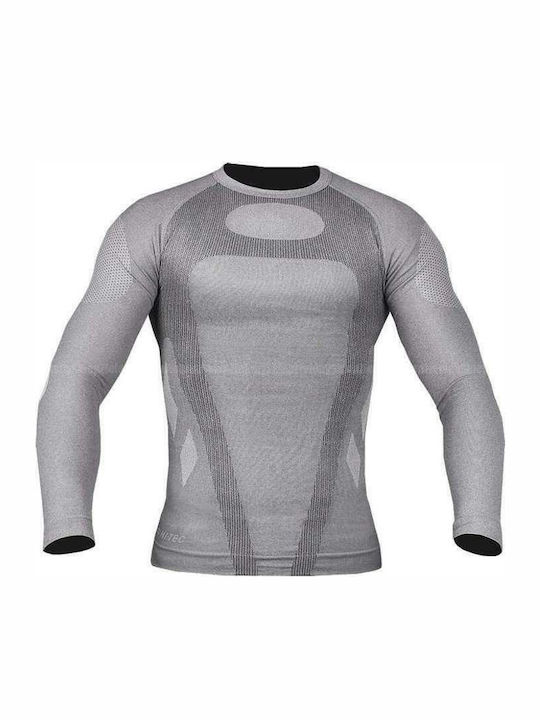 Hi-Tec Herman Grey Herren Thermo Langarmshirt Gray