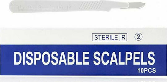 Bournas Medicals Medical Scalpel with Handle No11 122.011.11 10 Pieces