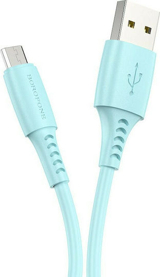 Borofone BX40 30τμχ Regular USB 2.0 spre micro USB Cablu Multicolor 1m 30buc