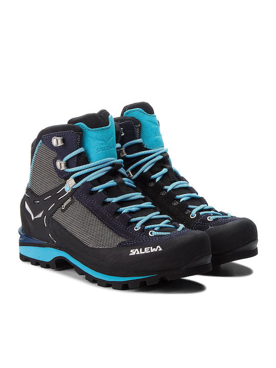 Salewa Crow GTX Women's Hiking Waterproof Boots With Gore-Tex Membrane Blue
