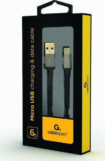 Cablexpert 1.8m Braided USB 2.0 to micro USB Cable (CCB-mUSB2B-AMBM-6)