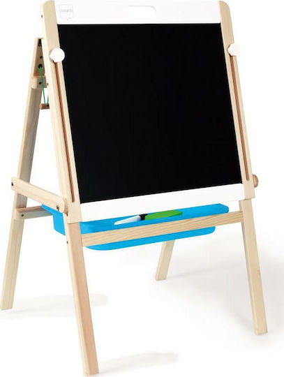 Scratch Europe Scratch Europe Magnetic Markerboard Blackboard Double Sided Floor 120cm