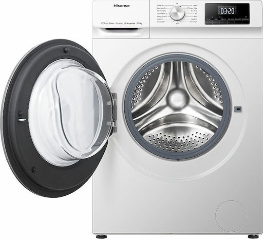 Hisense Πλυντήριο Ρούχων 7kg με Τεχνολογία Ατμού 1400 Στροφών WFQY7014EVJM