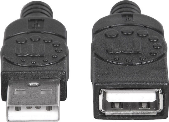 Manhattan USB 2.0 Cable USB-A male - USB-A female 1m (308519)