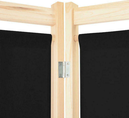 vidaXL Dekorativer Paravent Hölzernes mit 3 Blättern 120x170cm