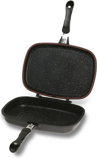 Nava Funtzio Doppel Grill aus Aluminium mit Steinbeschichtung 36cm