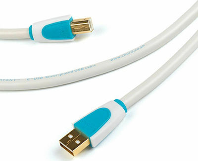 Chord USB 2.0 Cable USB-A male - USB-B male 5m (C-USB digital)