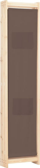vidaXL Διακοσμητικό Παραβάν Ξύλινο με 4 Φύλλα 160x170cm
