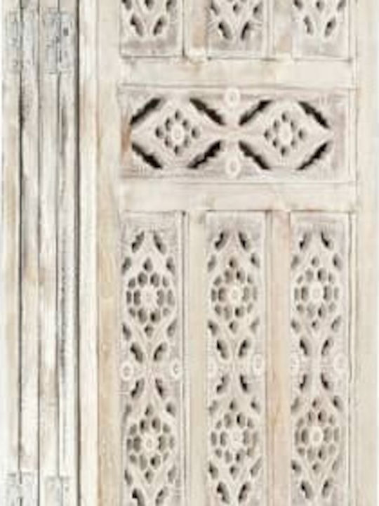 vidaXL Decorative Room Divider Wooden with 5 Panels 200x165cm
