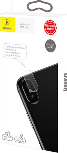 Baseus Lens Glass Film Προστασία Κάμερας Tempered Glass για το iPhone X