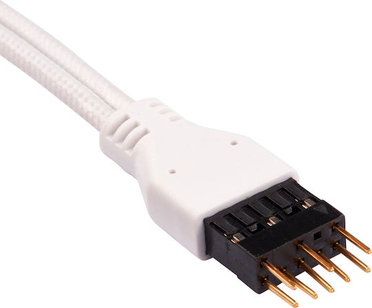 Corsair Premium Sleeved Front Panel Extension Kit - Cable 0.3m White (CC-8900245)
