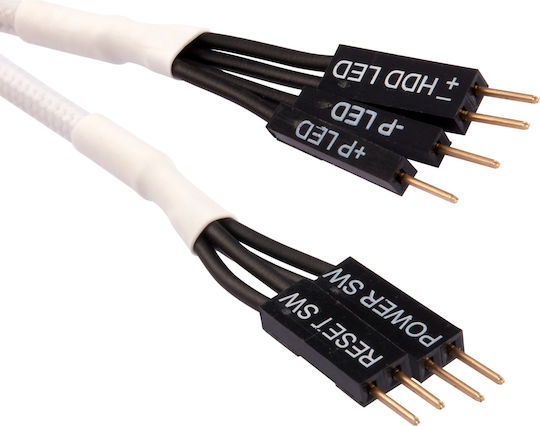 Corsair Premium Sleeved Front Panel Extension Kit - Cable 0.3m White (CC-8900245)