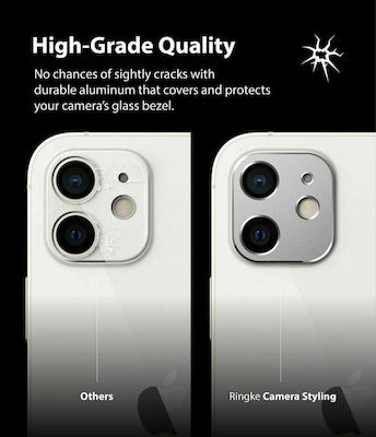 Ringke Styling Camera Protection Metal Frame Silver for the iPhone 12 mini