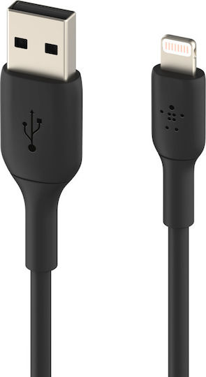 Belkin USB-A to Lightning Cable 12W Black 2m (CAA001bt2MBK)