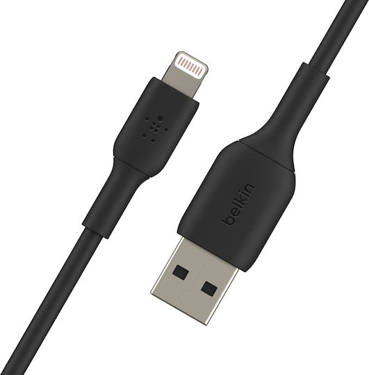 Belkin USB-A to Lightning Cable 12W Black 1m (CAA001bt1MBK)