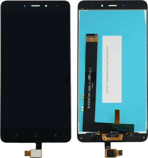 Οθόνη mit Touch-Mechanismus für Redmi Note 4 (Schwarz)