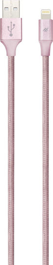 iFrogz Braided USB-A to Lightning Cable Pink 1.5m (IFUSLC-RG1)