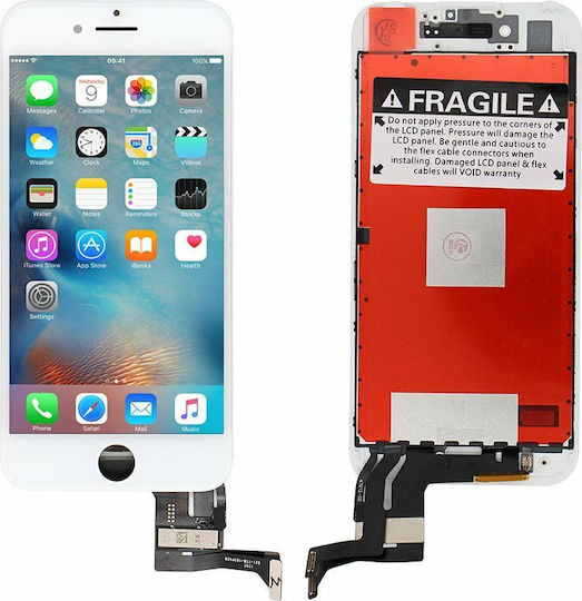 O ecran cu Mecanism Tactil pentru iPhone 8 Plus (Alb)