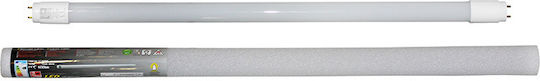 Adeleq LED-Lampe 9W Röhrenform 60εκ. für Fassung G13 und Form T8 Kühles Weiß 810lm