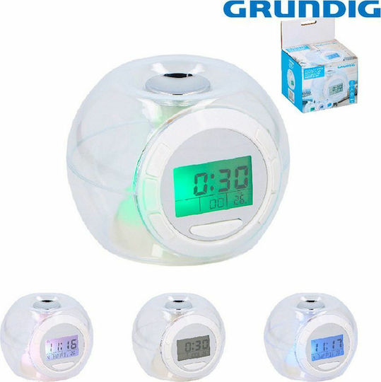 Grundig 21198 Wetterstation Digital Tischplatte Weiß