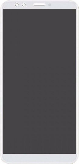 Οθόνη mit Touch-Mechanismus für Huawei Y7 Prime (Weiß)