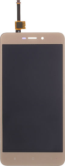 O ecran cu Mecanism Tactil pentru Redmi 4a (Auriu)